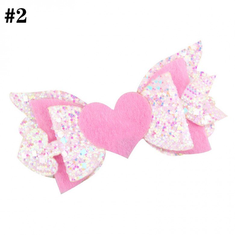 3-3.5‘’cupid wings and arrow bows for valentine hair bows glitter angel hair clips 3-3.5‘’cupid wings and arrow bows for valentine hair bows glitter angel hair clips