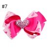 4.5'' Valentine Hair Bow Boutique Stacked Hair Bow Hair Clip accessories love hearts 4.5'' Valentine Hair Bow Boutique Stacked Hair Bow Hair Clip accessories love hearts