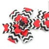 1 pair Valentine Day  Hair Bows Clips, Red Heart  Hair Clip Kids