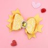 Valentine Day Glitter Hair Bows Clips ,Red Heart Glitter Leather Hair Clip ,Kids Hair Bow Valentine Day Glitter Hair Bows Clips ,Red Heart Glitter Leather Hair Clip ,Kids Hair Bow