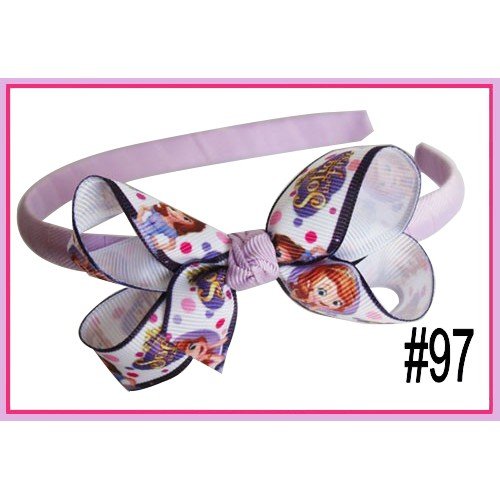 2.5-3'' New fashion Boutique Girl Headbands hair bow clips character girl headbands hard headbands91-134