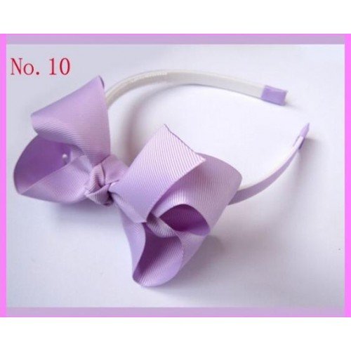 4.5'' Boutique girl Headdands ，polka bow headband 