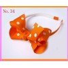 4.5'' Boutique girl Headdands ,polka bow headband 4.5'' Boutique girl Headdands ,polka bow headband