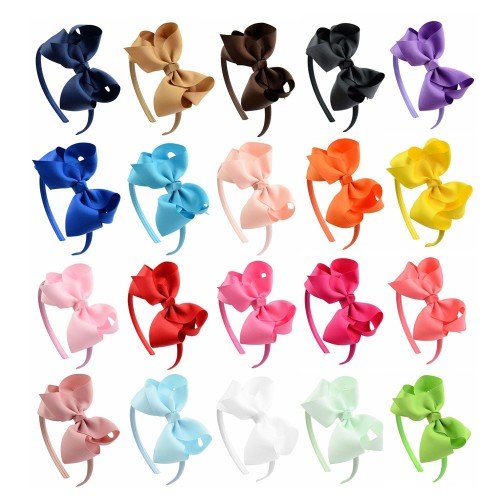   4‘’ boutique Ribbon headbands For Girls Handmade hairbands Children Hair Accessories