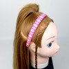 Girls Baby Colorful Headband Beautiful Woven Solid Color Headband School Uniform Hair Accessories