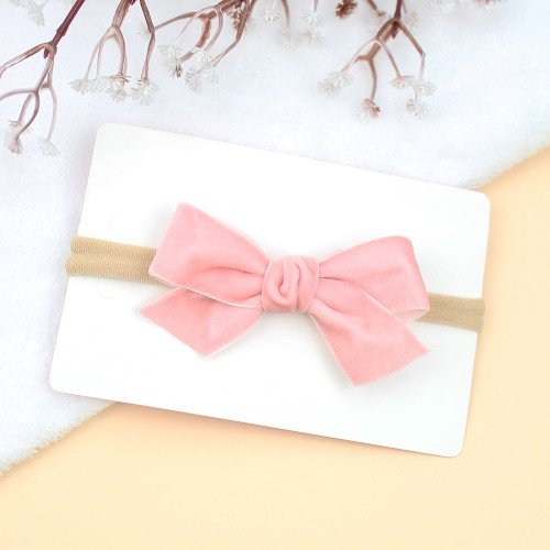 Elastic Baby Headbands with Swallowtail Bow, Soft Nylon Infant Headwear, Cute Newborn Girls Bowknot Hair Accessories