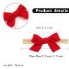 Elastic Baby Headbands with Swallowtail Bow, Soft Nylon Infant Headwear, Cute Newborn Girls Bowknot Hair Accessories Elastic Baby Headbands with Swallowtail Bow, Soft Nylon Infant Headwear, Cute Newborn Girls Bowknot Hair Accessories