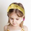 Girls Mermaid Glitter Daily Birthday Knot Head Wraps Colorful Glossy Holographic Knot Headband for Girls Hair Accessories