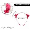 Girls Flower Hair Clip Pom Pom Bow Headband Hydrangea Flower Hair Decoration Artificial Hydrangea Accessory Girls Flower Hair Clip Pom Pom Bow Headband Hydrangea Flower Hair Decoration Artificial Hydrangea Accessory