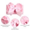 6" Jumbo Baby Bow Headbands, Handmade Grosgrain Moonstitch Boutique Baby Headwraps for Girls