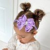 Girls Moonstitch Double Stacked Octopus Hair Bow Clips Headband Moonstitch Monogrammed Hair Bow Accessories