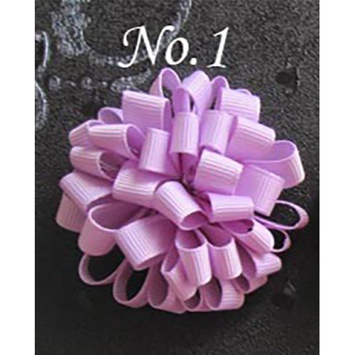  2.5'' round loopy Hair clips for toddle girl accessories1-50