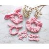 set Gingham School Hair Accessories, Back To School Hair Bows Set hair scrunchies set Gingham School Hair Accessories, Back To School Hair Bows Set hair scrunchies