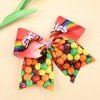 Candy Cheer Hair Bow for Girls, Cartoon Movie Character Hair Bows Clips, Kids Poker Sunflower Boutique Hair Bow Accessorie Candy Cheer Hair Bow for Girls, Cartoon Movie Character Hair Bows Clips, Kids Poker Sunflower Boutique Hair Bow Accessorie