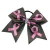 Breast Cancer Awareness Glitter Hair Bows