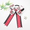 World Cup 2026 Sport Soccer Team Long Streamer Sailor Ponytail Bows Football Ponytail Holder for Girls Kids