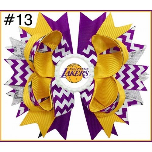 5inch basketball team stacked boutique bows 1-23