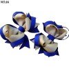 3.5inch PigTail Hair Bow SET cfootball college team NCAA 3.5inch PigTail Hair Bow SET cfootball college team NCAA