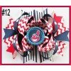 5inch baseball team stacked boutique bows 5inch baseball team stacked boutique bows