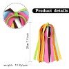 Sport Long Streamer Hair Tie Girls Colorful Dot Grosgrain Ribbon Hair Tie Kids School Ponytail Hair Accessories