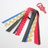 Sport Ponytail Streamer Sport Football Basketball Softball Baseball Ponytail Hair Bows Tie Sport Ponytail Holder for Girls