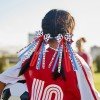 Sport Soccer Long Streamer Hair Bow Football Cheerleading Soccer Team Hair Bow for Soccer Game Day Sport Soccer Long Streamer Hair Bow Football Cheerleading Soccer Team Hair Bow for Soccer Game Day