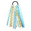 Girls Sport  Baseball Long Streamer Hair Tie Football Basketball Baseball Dot Ponytail Holder for Kids Hair Accessories